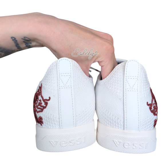 Vessi Weekend Womens 9 Lunar New Year Limited Edition Waterproof Knit Sneaker - Picture 5 of 10